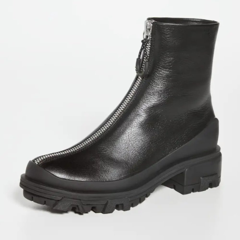 Rag and Bone Shiloh Sport Zip Boot - Leather Combat Boot